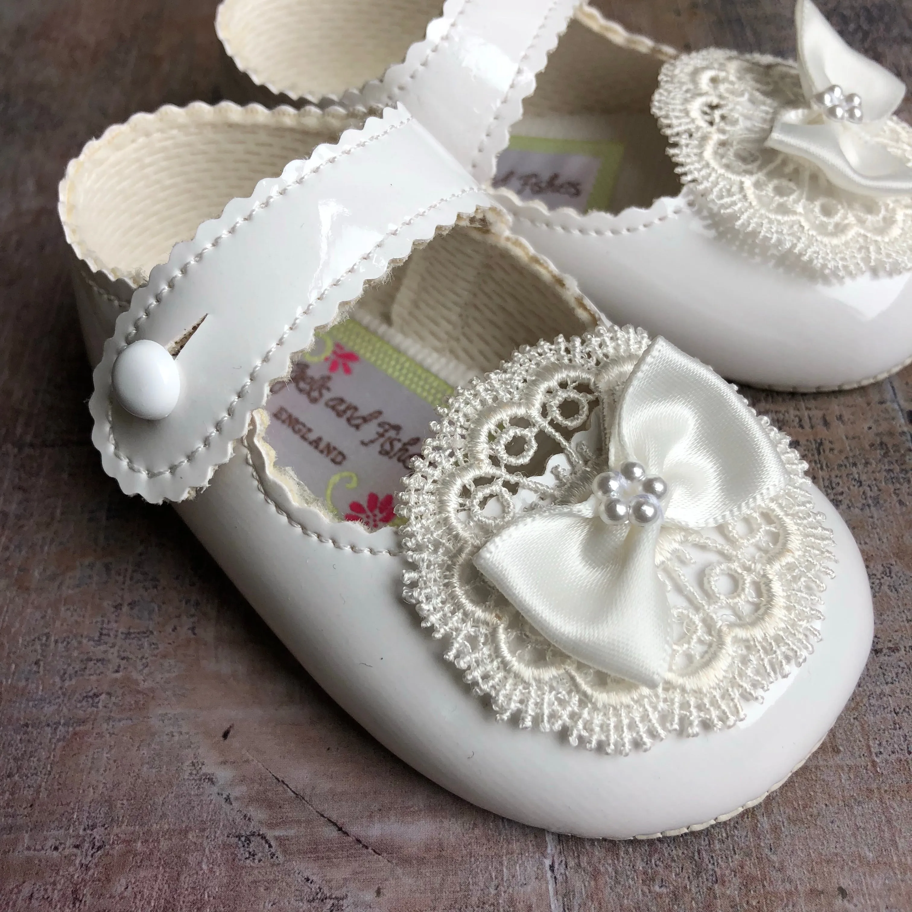 Girls Christening shoes ‘Valencia’