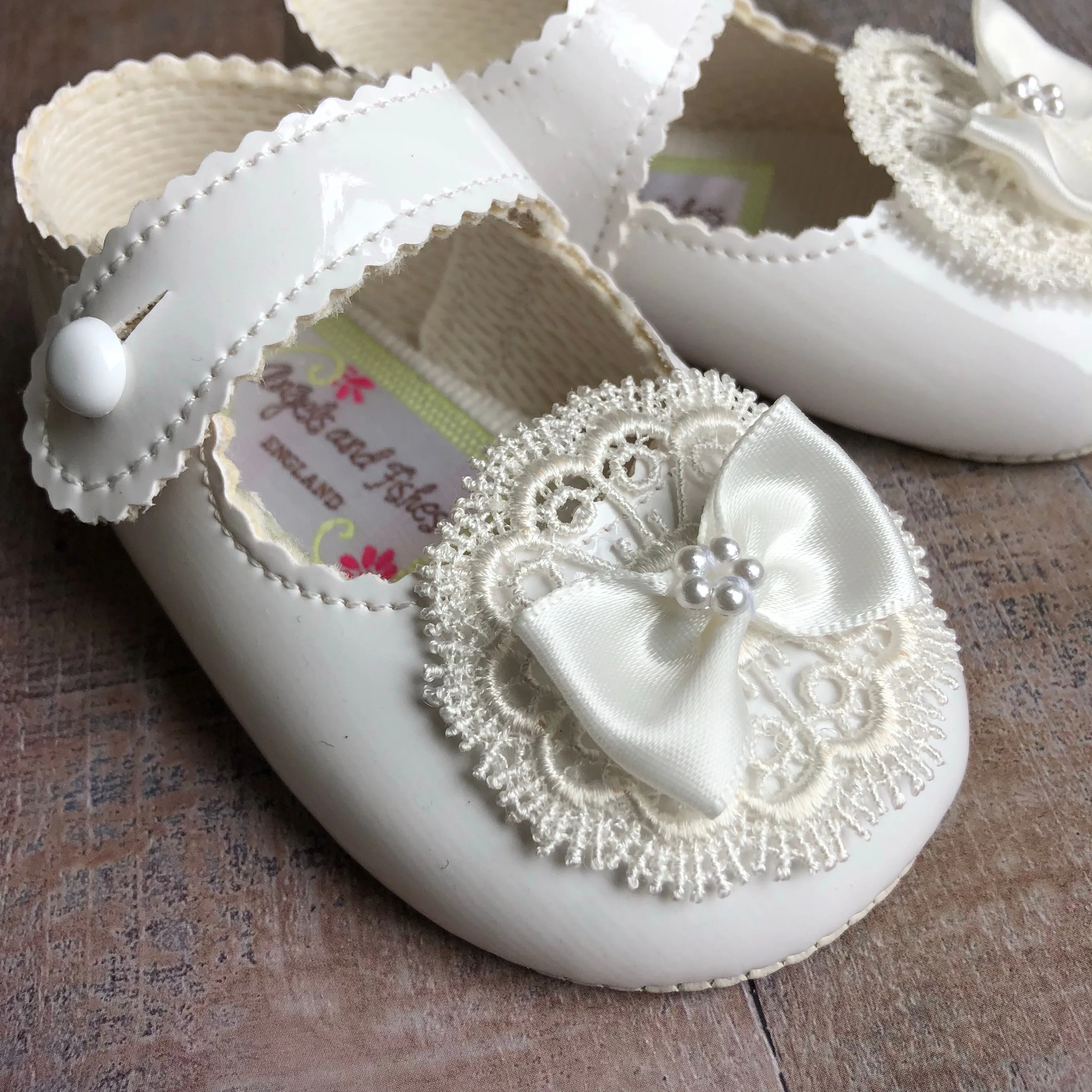 Girls Christening shoes ‘Valencia’