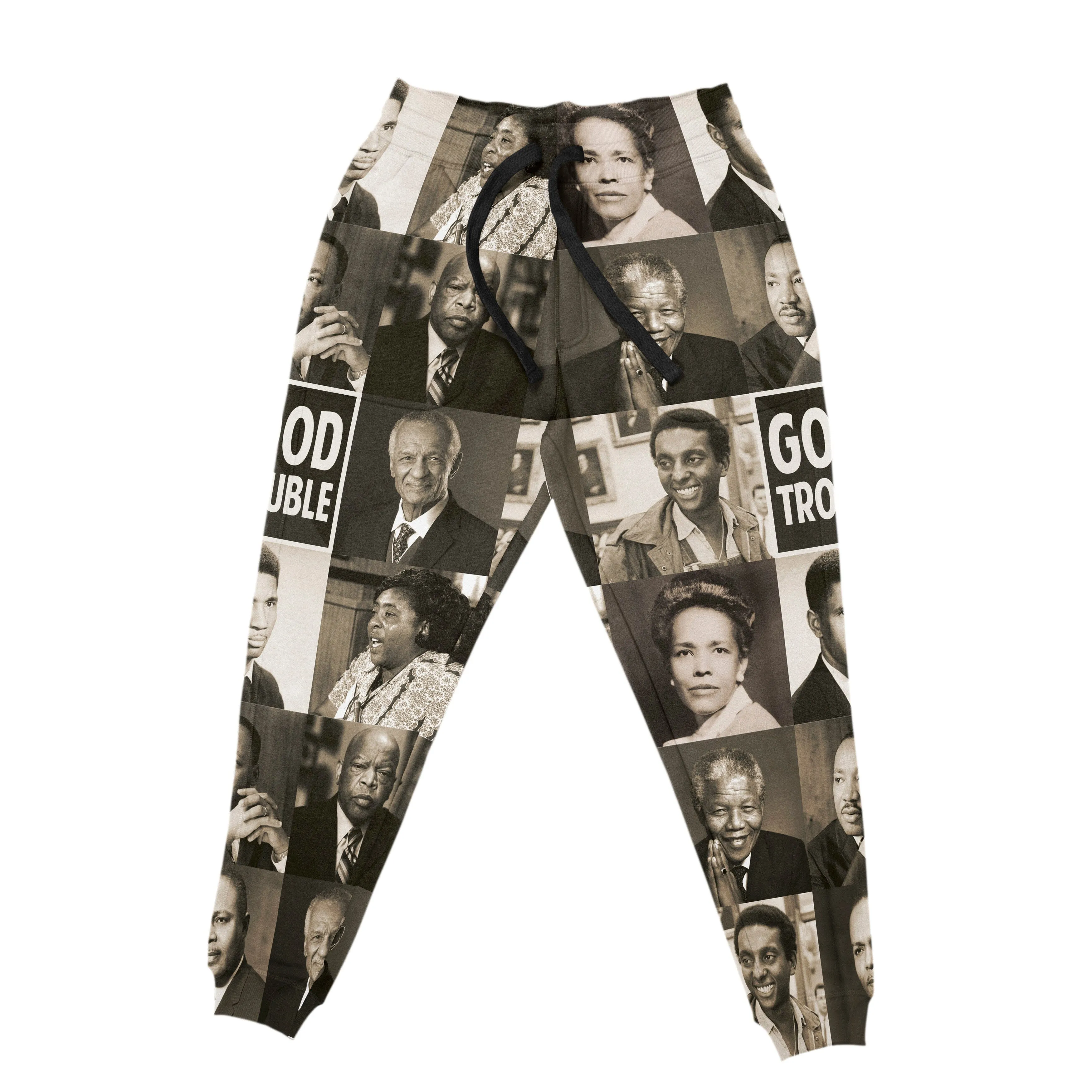 Good Trouble All-over Hoodie And Joggers Set