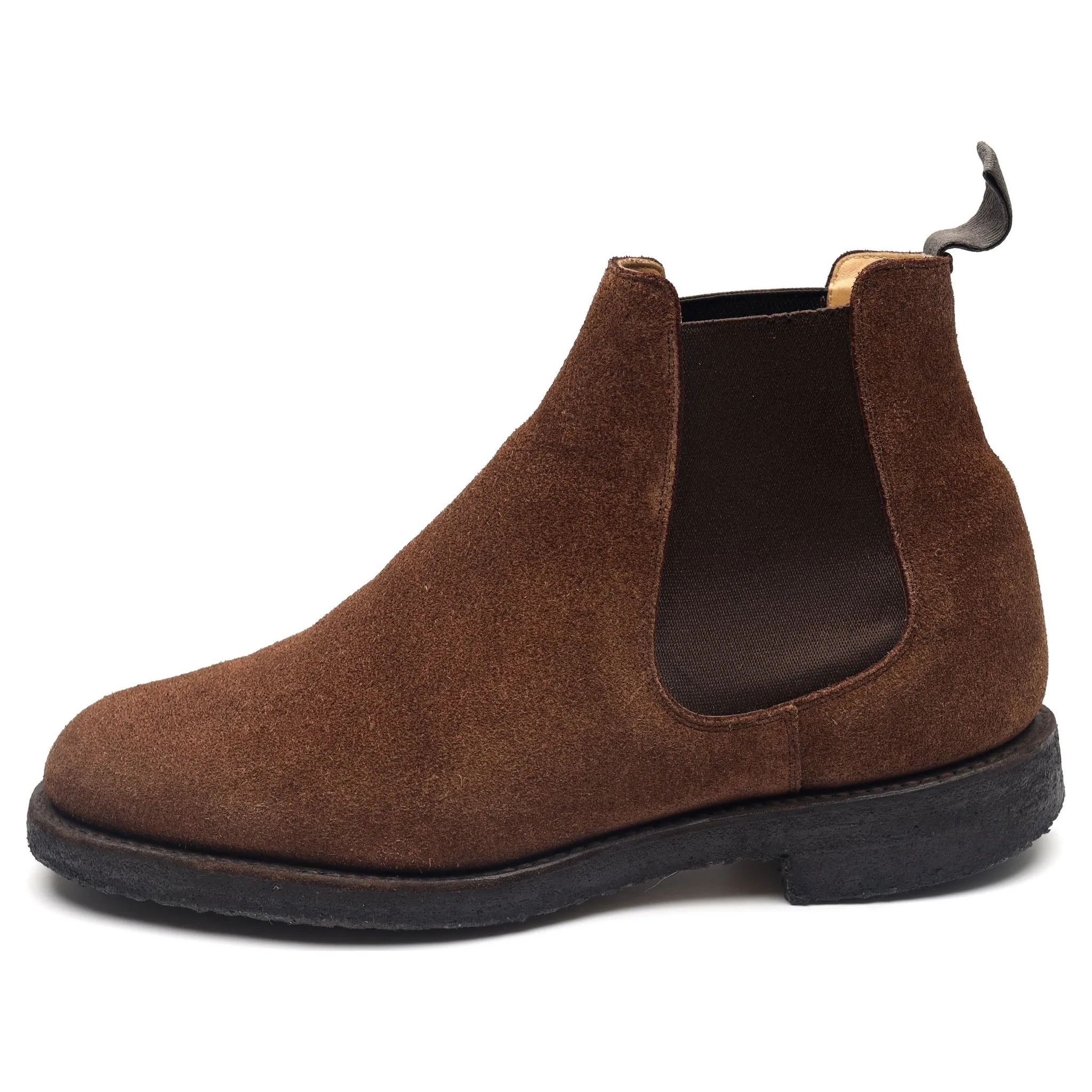 'Greenock' Brown Suede Chelsea Boots UK 6 G