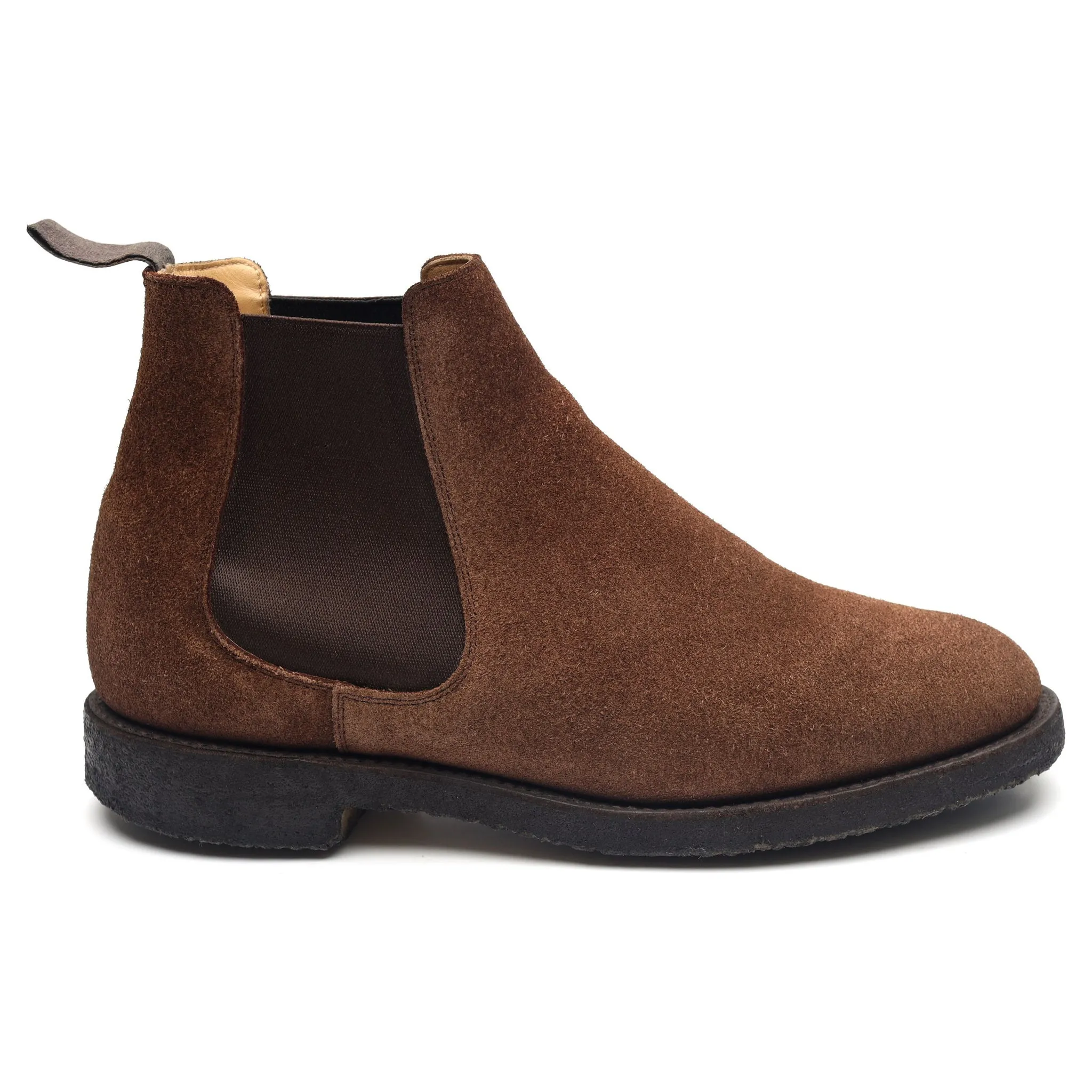 'Greenock' Brown Suede Chelsea Boots UK 6 G