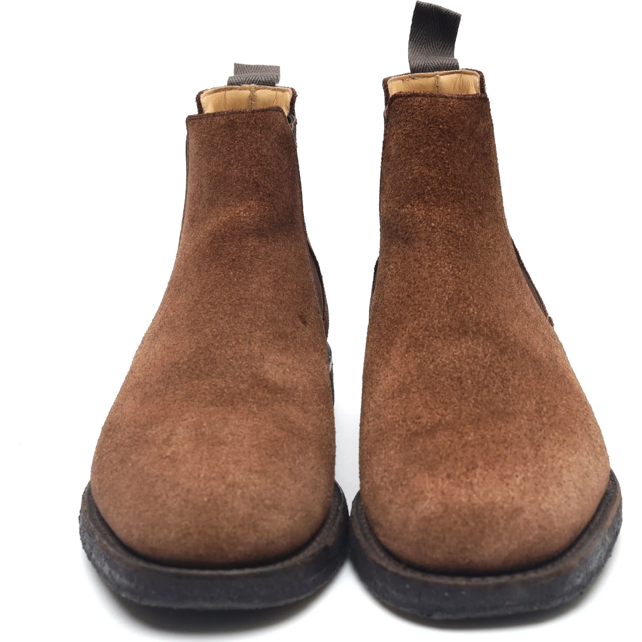 'Greenock' Brown Suede Chelsea Boots UK 6 G