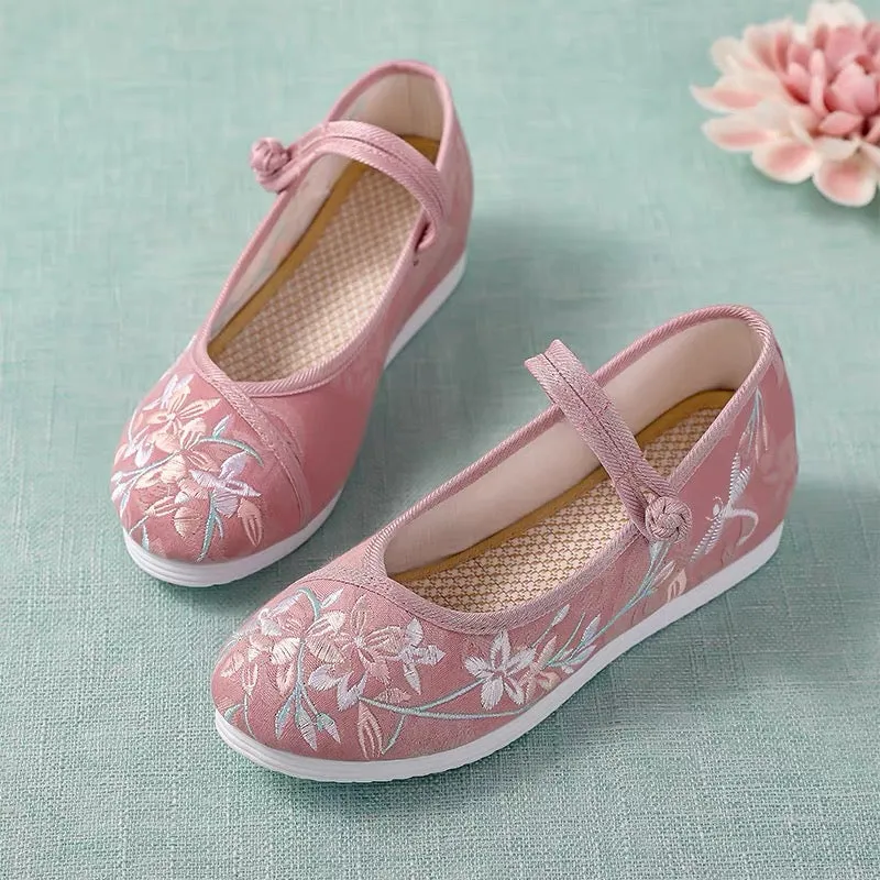 Hanfu Shoes: Petal Mary Jane