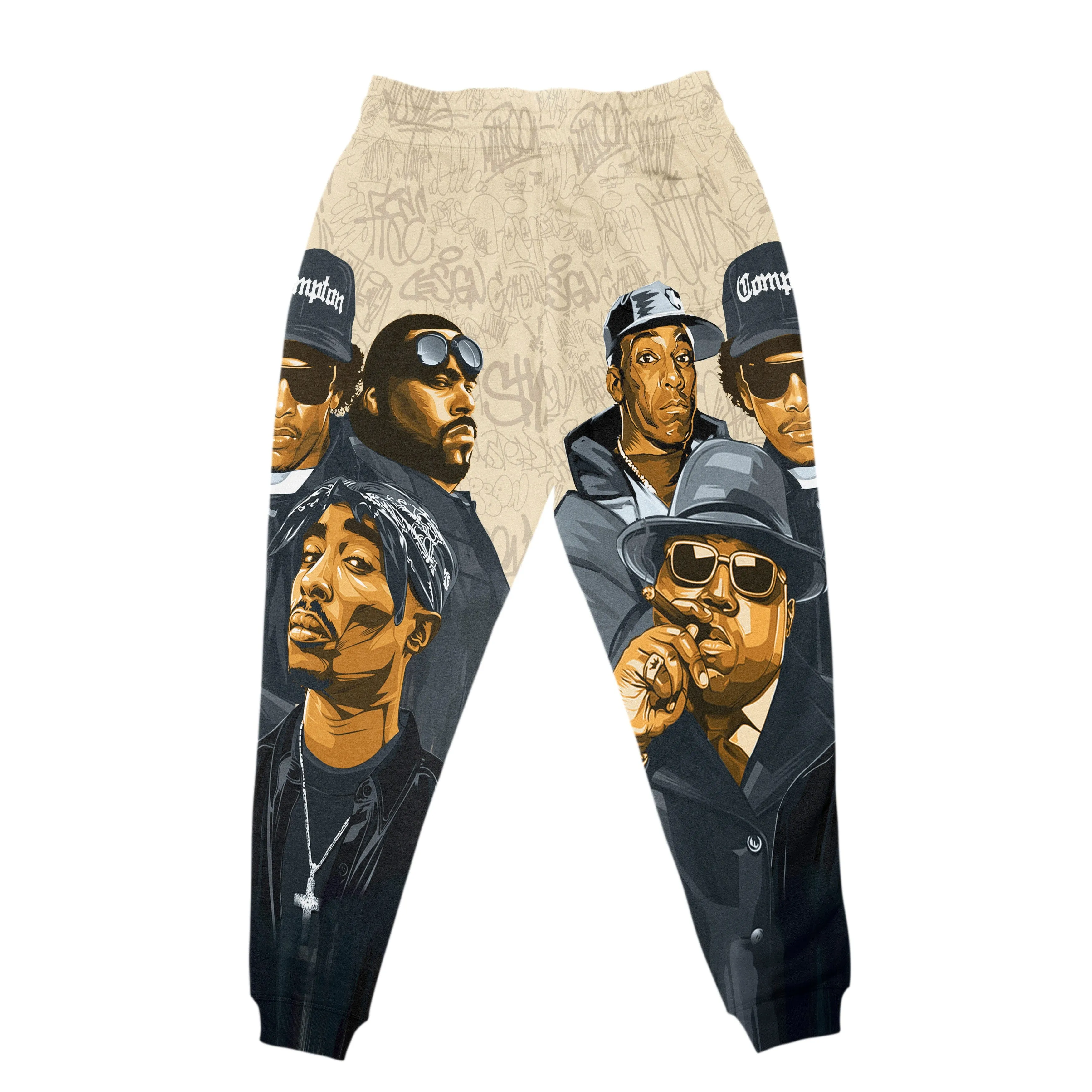 Hip Hop Legends 2 All-over Hoodie and Joggers Set