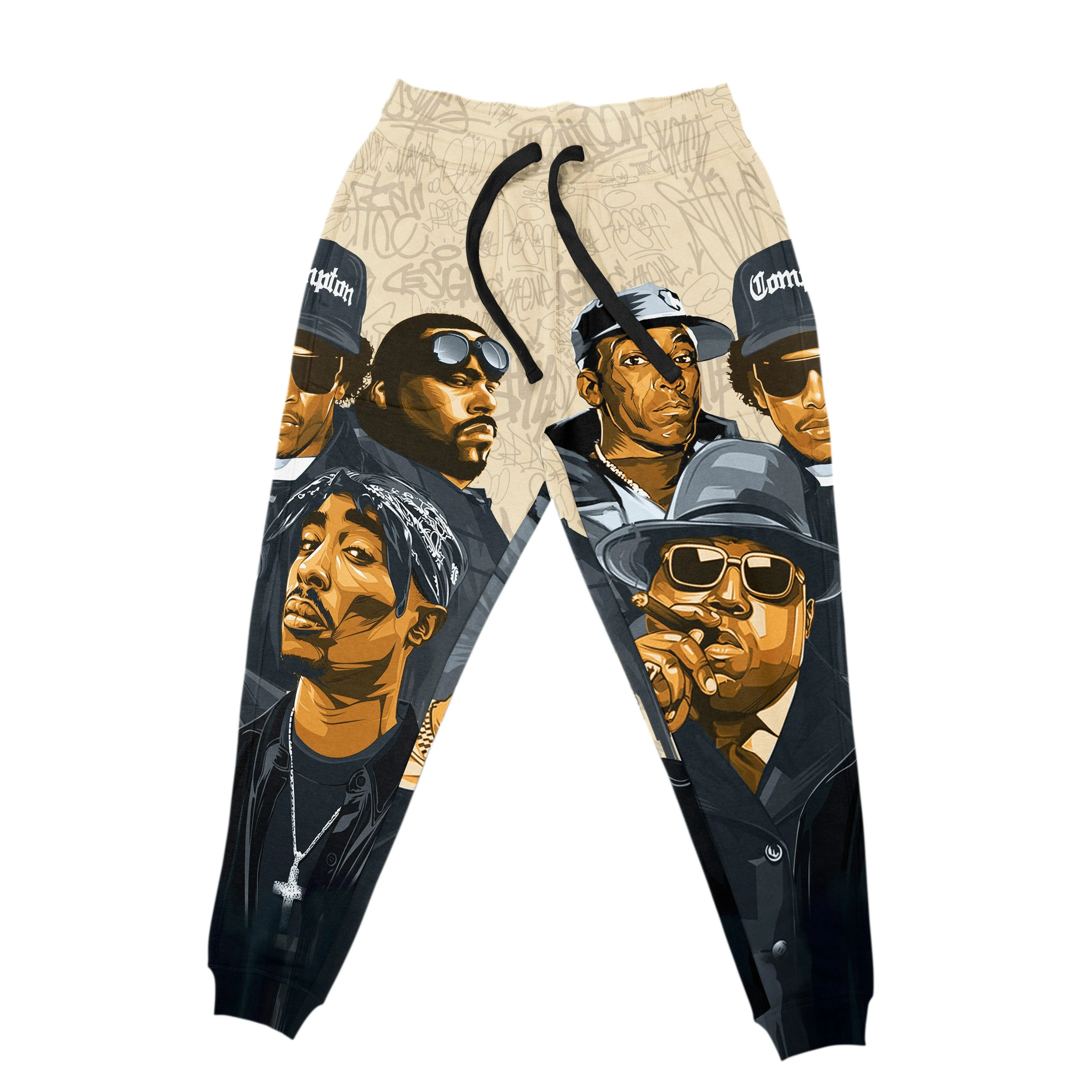 Hip Hop Legends 2 All-over Hoodie and Joggers Set