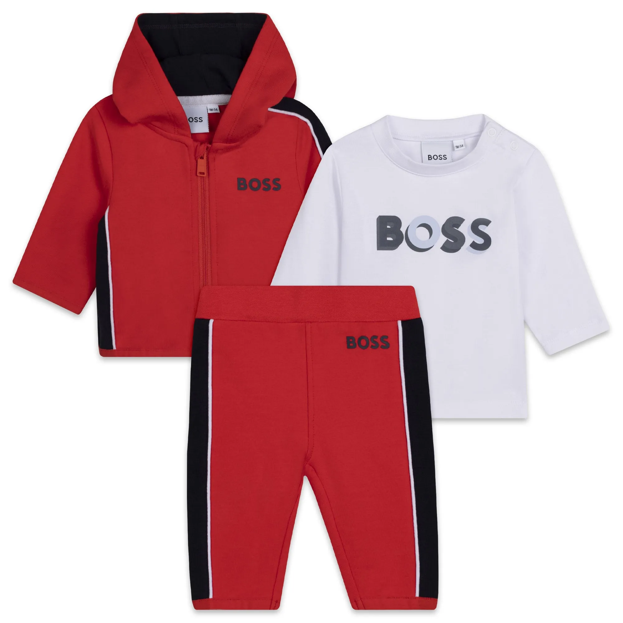 Hugo Boss Baby Boys Orange Tracksuit