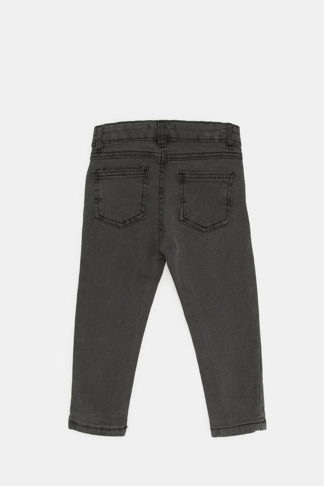 Infant Boys Charcoal Ripped Denim Pants