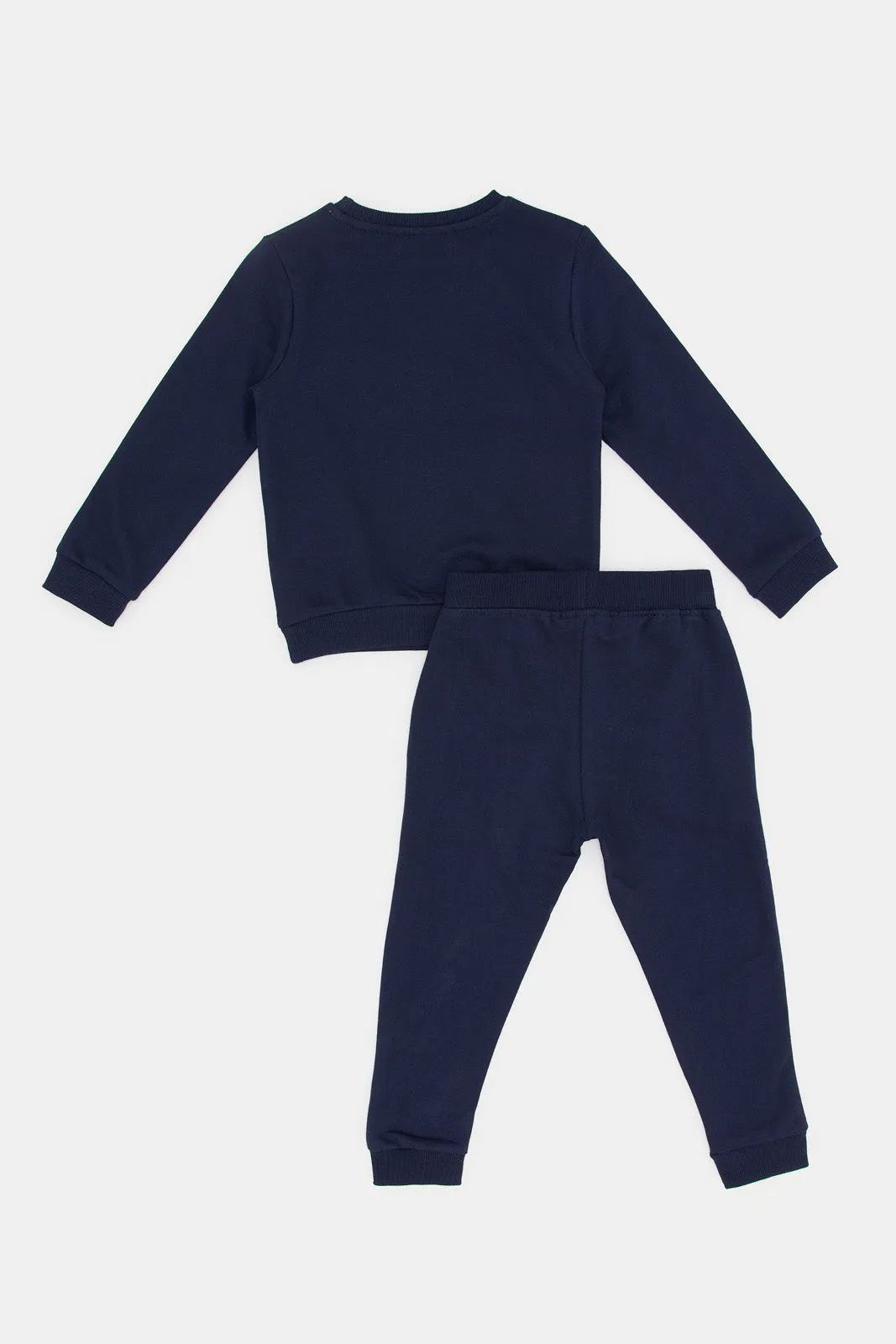 Infant Boys Navy Dino Jogging Suit (2 Piece)