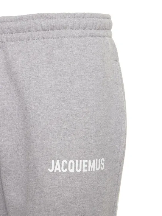 Jacquemus   Le Jogging logo cotton jersey sweatpants 