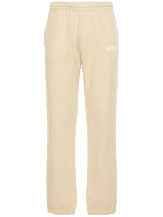 Jacquemus   Le Jogging logo cotton jersey sweatpants 