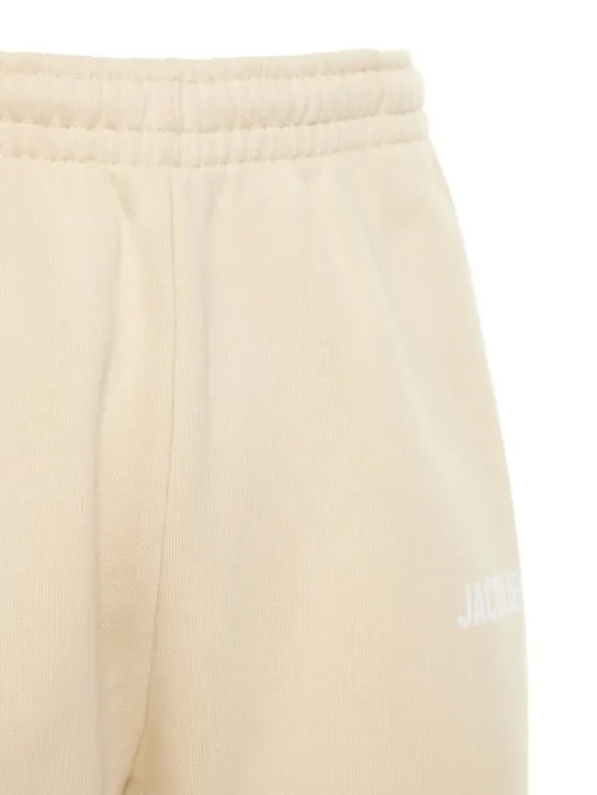 Jacquemus   Le Jogging logo cotton jersey sweatpants 