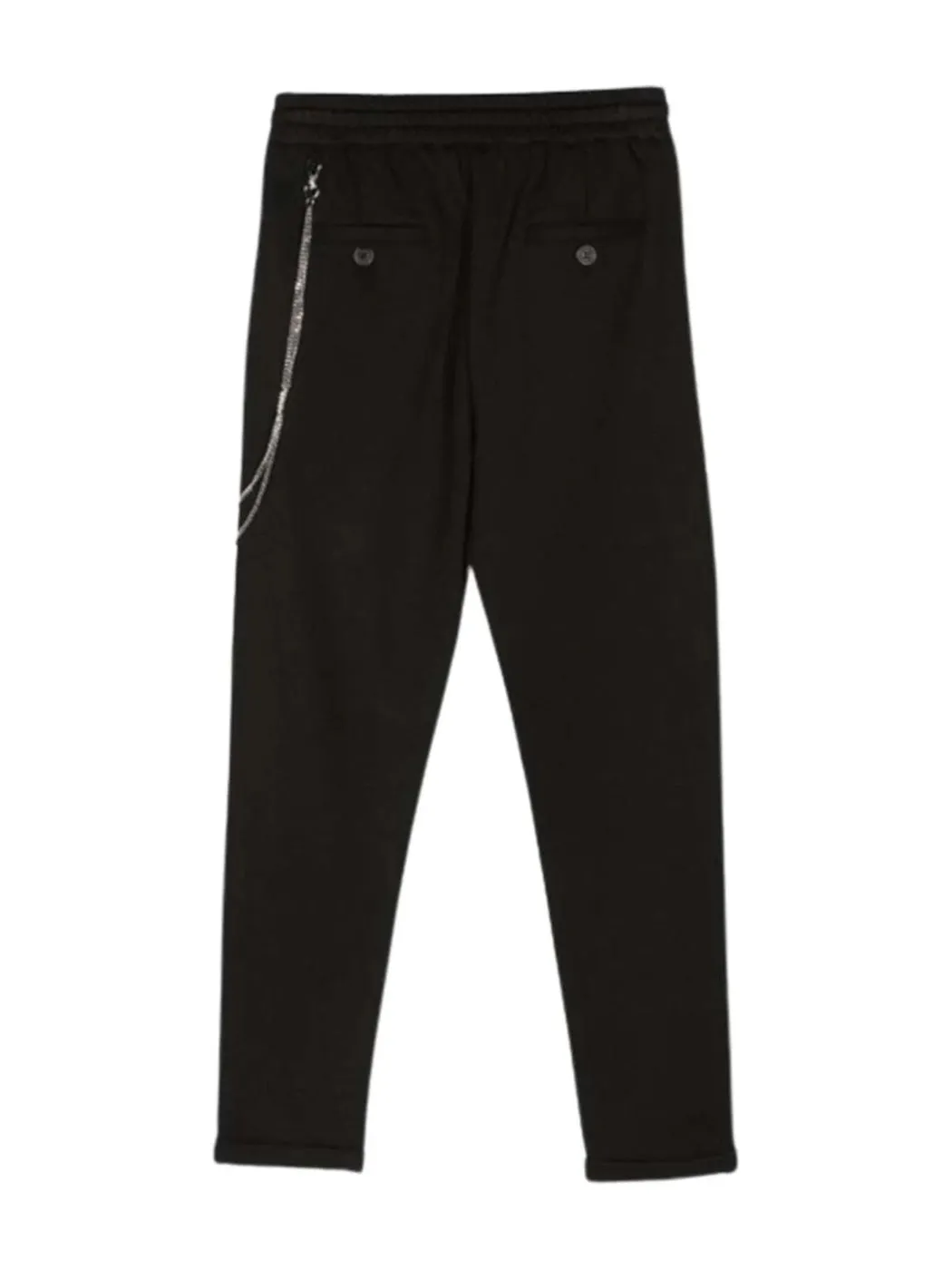 JOHN RICHMOND Kid's Black Pants for boy-RBA23124PA