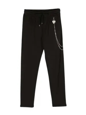 JOHN RICHMOND Kid's Black Pants for boy-RBA23124PA