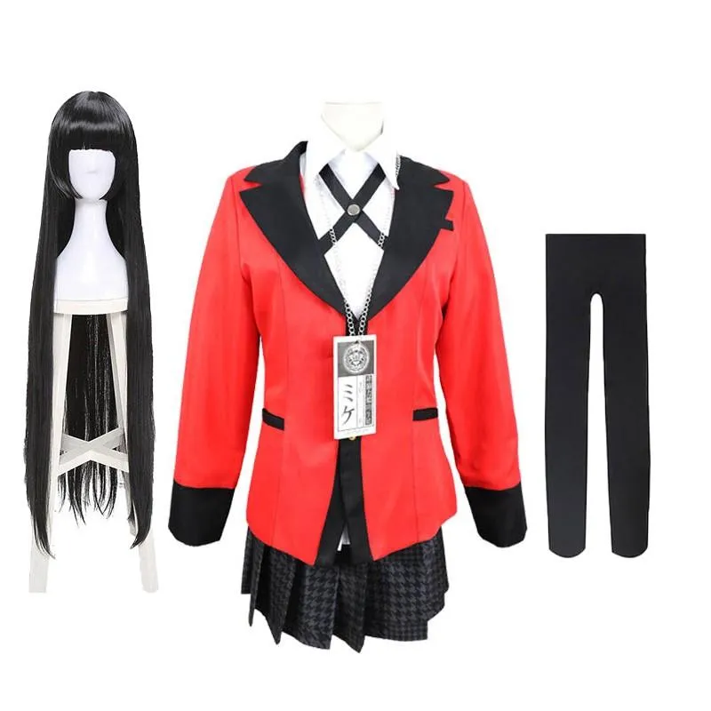 Kakegurui Yumeko Jabami Cosplay Set