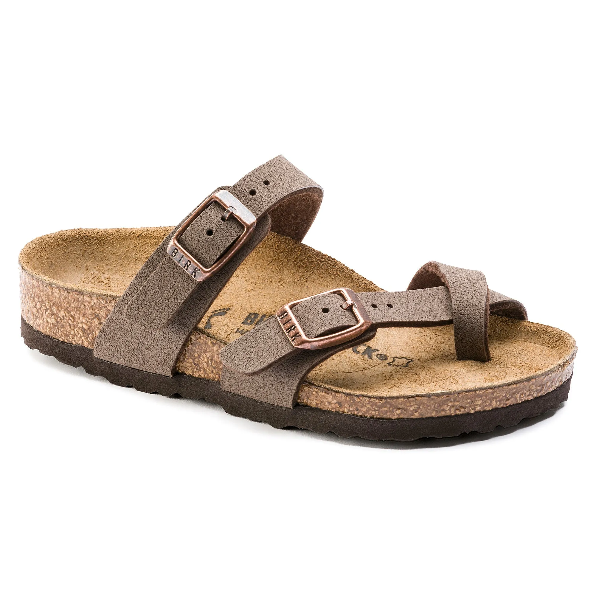 Kid's Birkenstock Mayari Birkibuc Color: Mocha