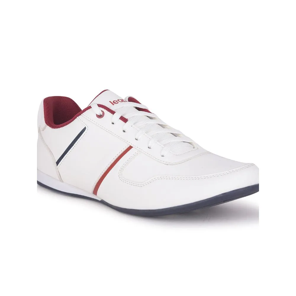 Leap7x Casual White Sneakers For Men TORONTO By Liberty