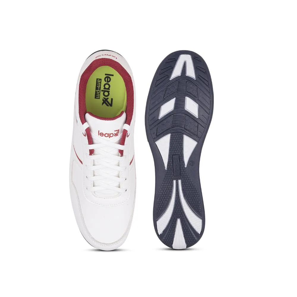 Leap7x Casual White Sneakers For Men TORONTO By Liberty