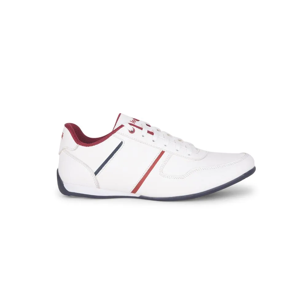 Leap7x Casual White Sneakers For Men TORONTO By Liberty