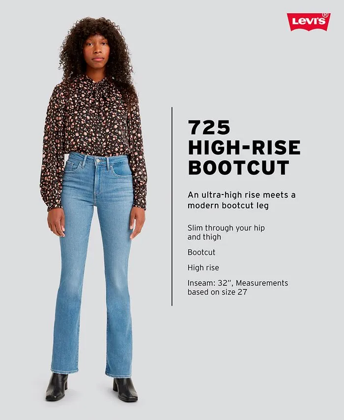 Levi's Classic Stretch Bootcut 725 High Waist Jeans in Did It Matter