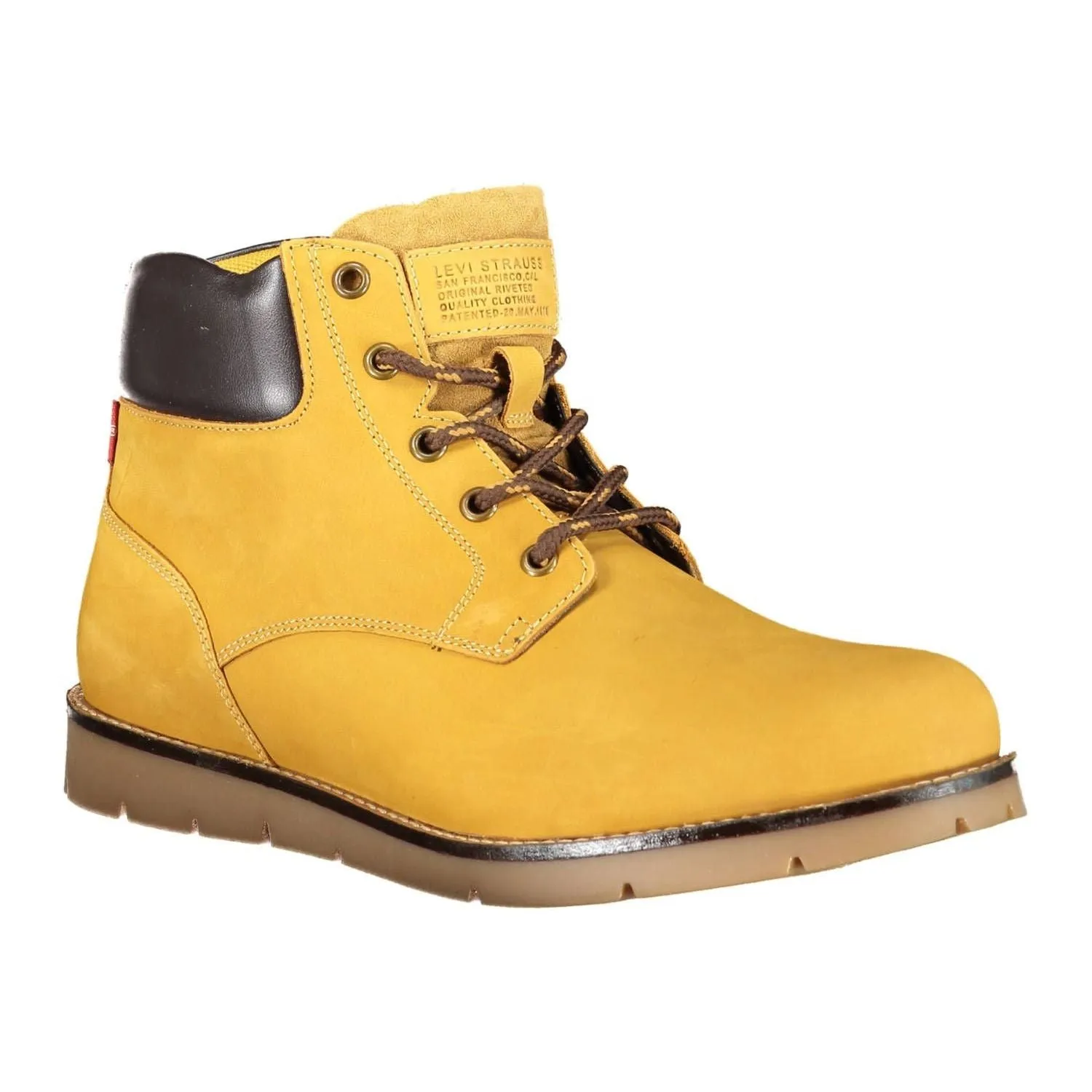 Levi's Yellow Leather Men Boot