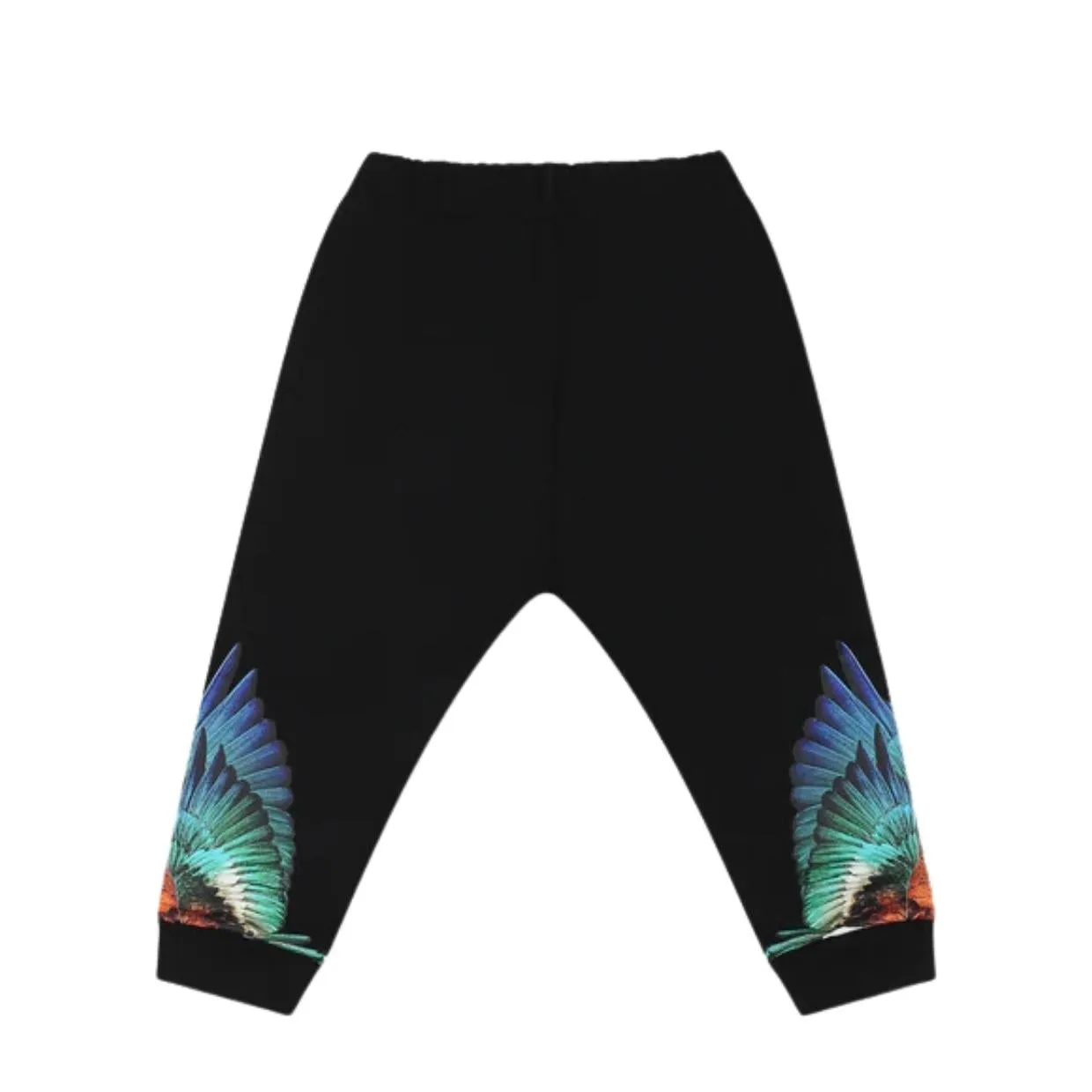 Marcelo Burlon Baby Icon Wings Black & Blue Jogging Bottoms