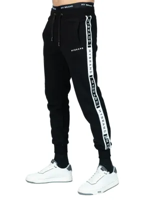 MB CONTRAST TAPING JOGGING BLACK | BLACK