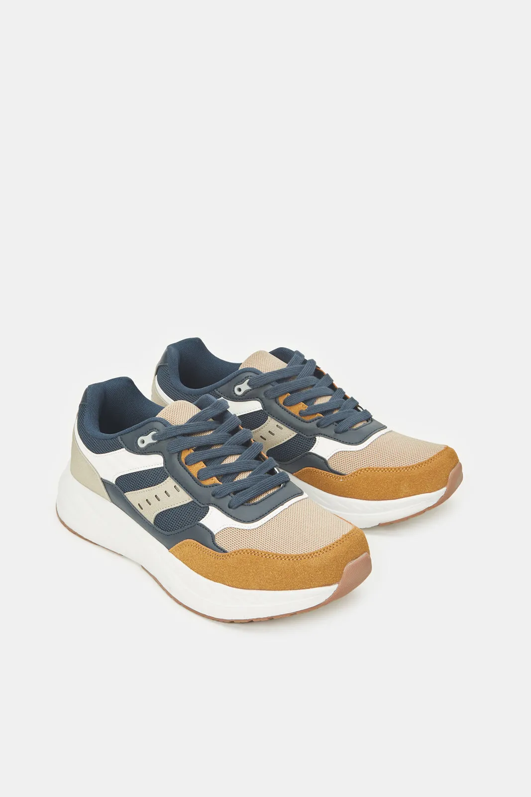 Men Multicolour Colour Block Trainer