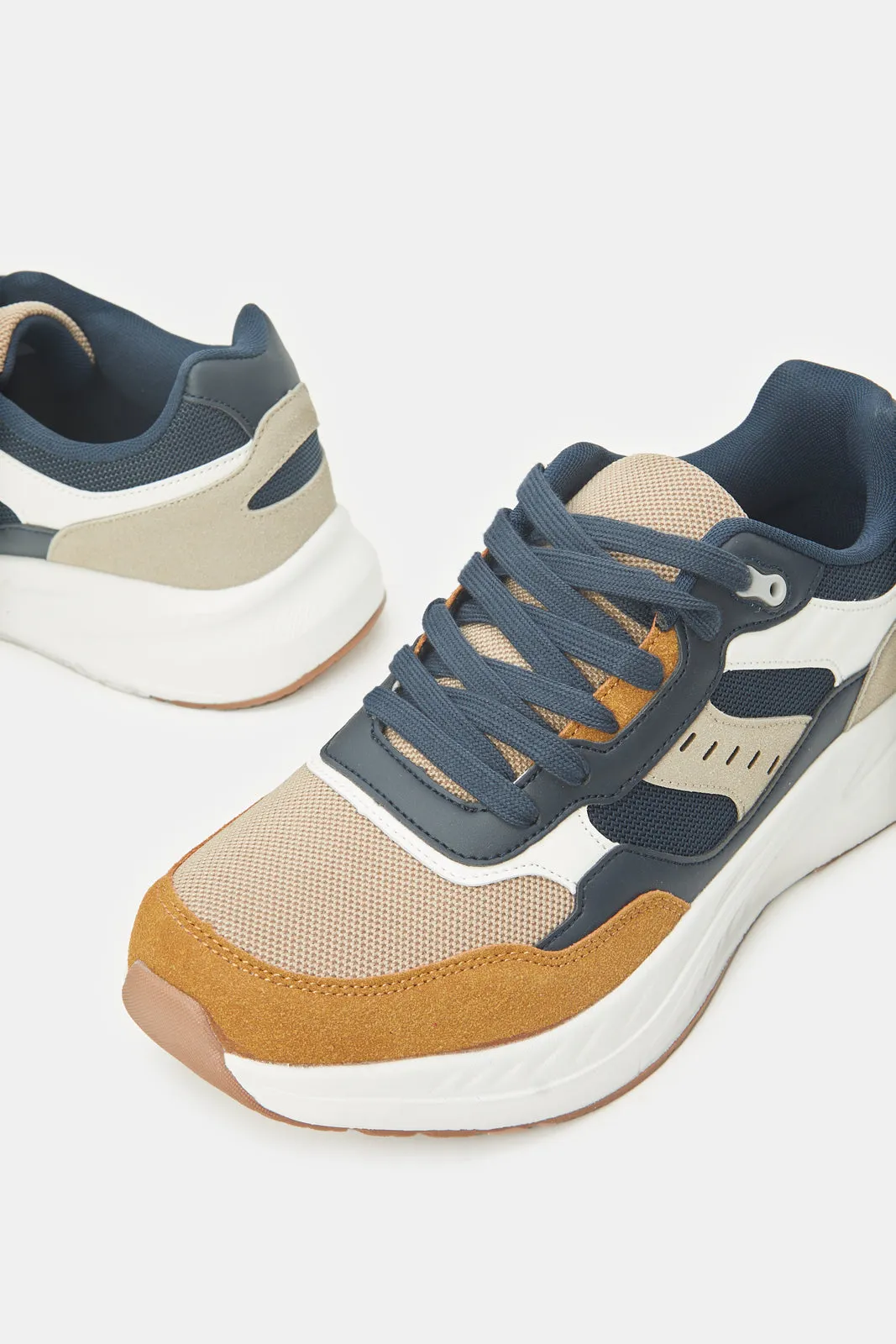 Men Multicolour Colour Block Trainer