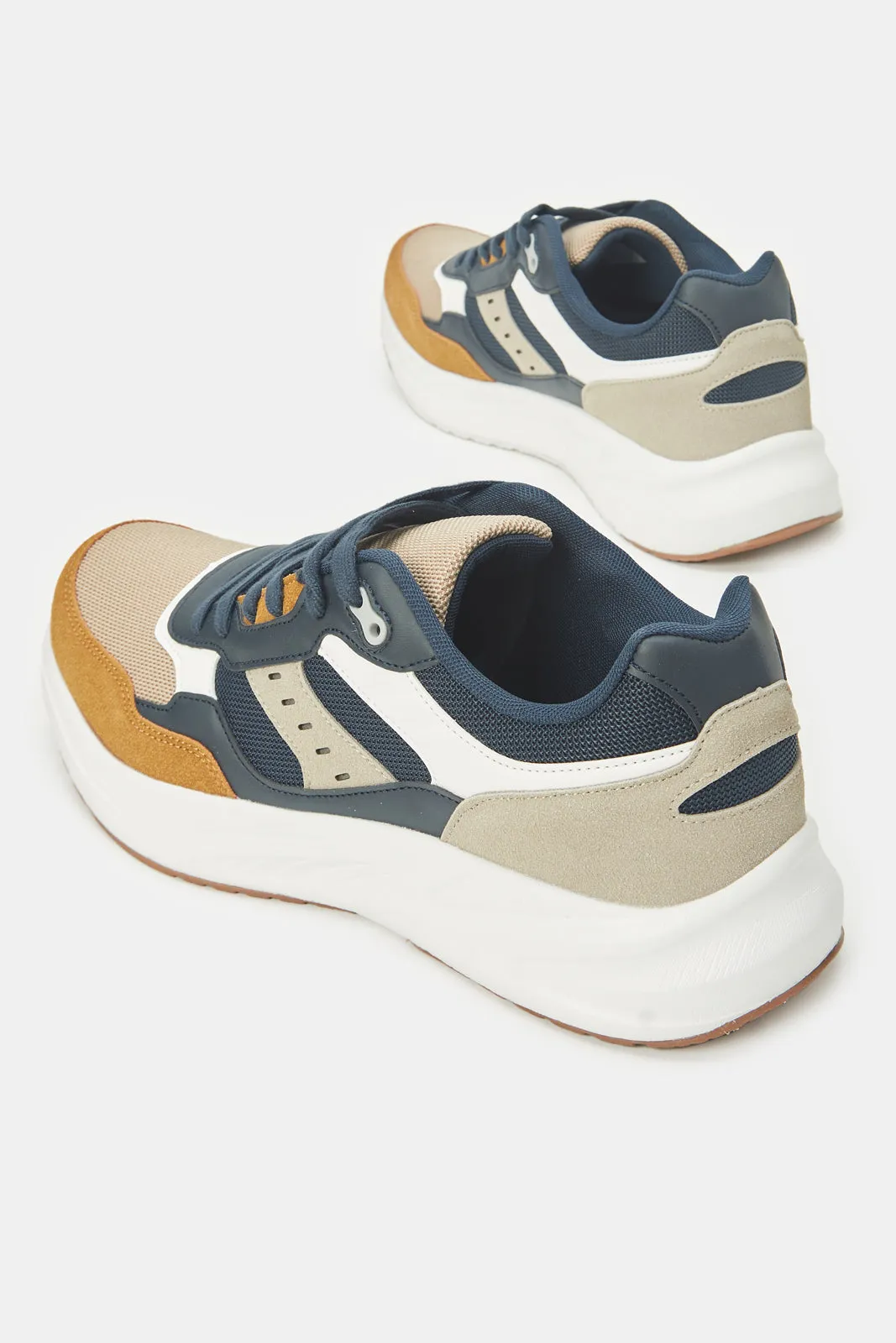 Men Multicolour Colour Block Trainer