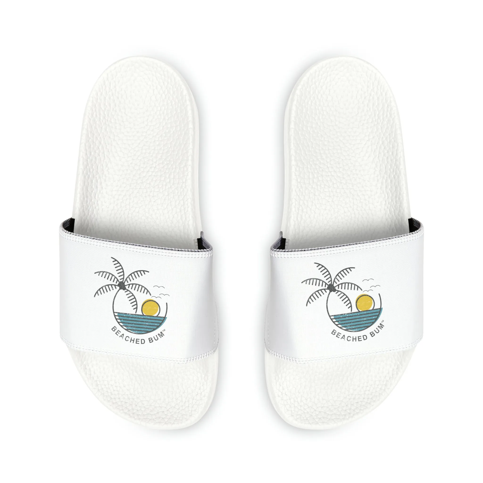 Men's - BEACHED BUM LIFE - PU Slide Sandals - A