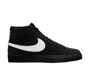 Mens Nike Sb Zoom Blazer Mid Black/White Athletic Shoes