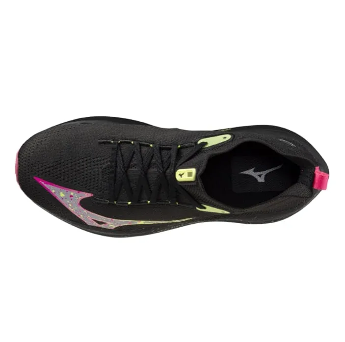 Mizuno Neo Vista Men's Running Shoes-Black Silver/Pink Tetra AW24