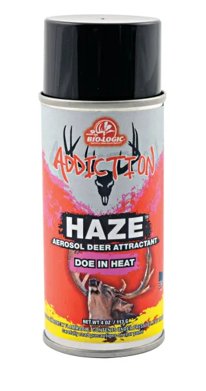 Mossy Oak BioLogic Addiction Haze 4oz Doe in Heat Aerosol Deer Attractant