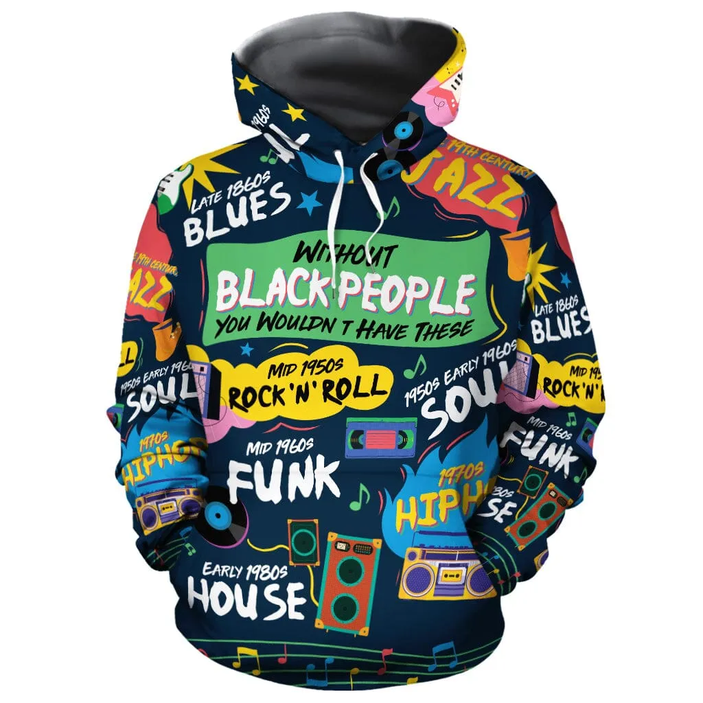 Music That Makes Us Proud All-over Hoodie and Joggers Set