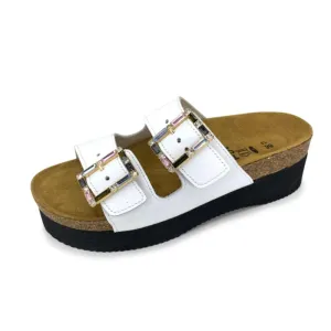 Naot Santa Rosa 08804 White Women's Slides