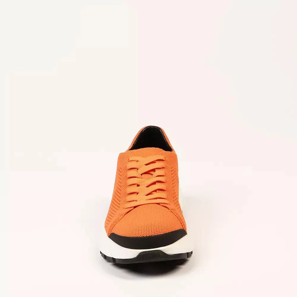 Neil Barrett Orange Textile Men Sneaker