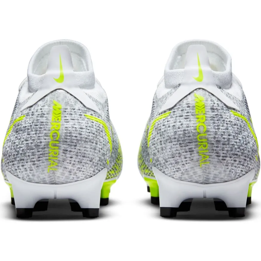 Nike Mercurial Vapor 14 Pro FG - WHITE/BLACK-METALLIC SILVER-VOLT