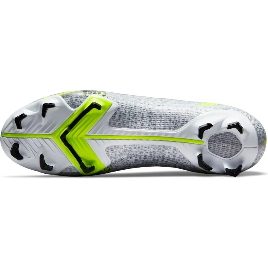 Nike Mercurial Vapor 14 Pro FG - WHITE/BLACK-METALLIC SILVER-VOLT