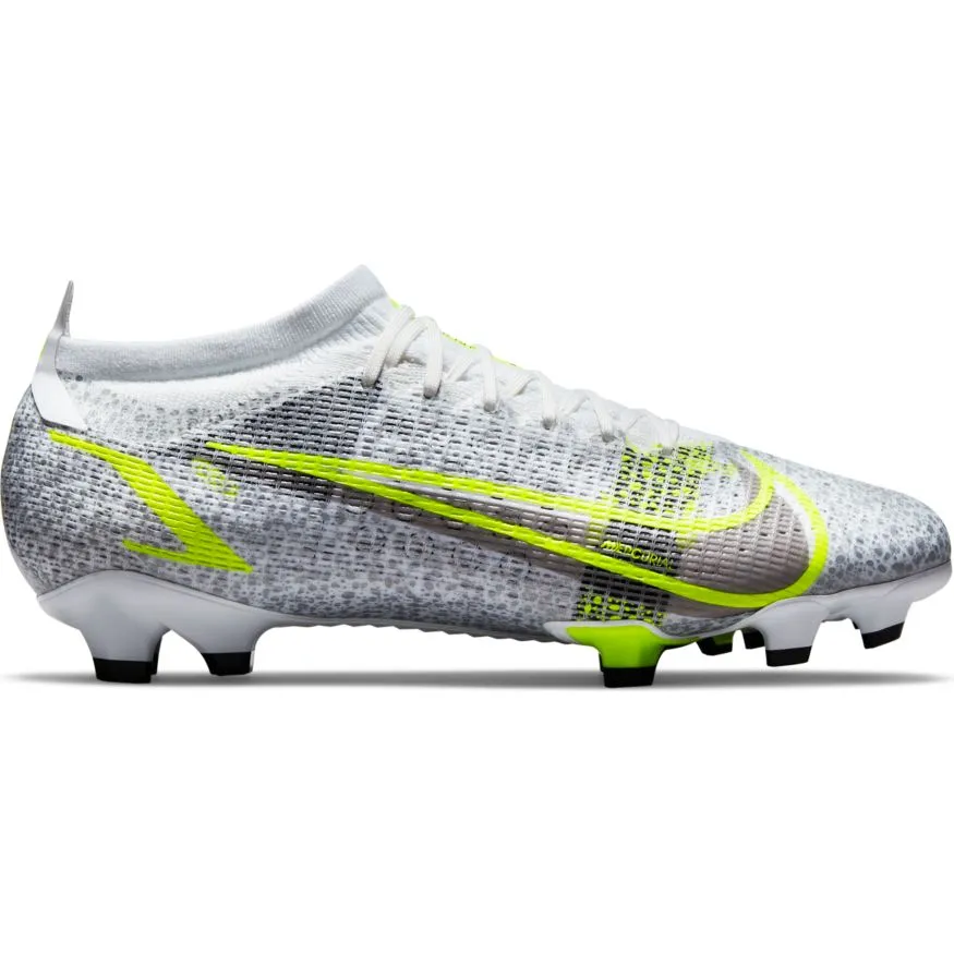 Nike Mercurial Vapor 14 Pro FG - WHITE/BLACK-METALLIC SILVER-VOLT