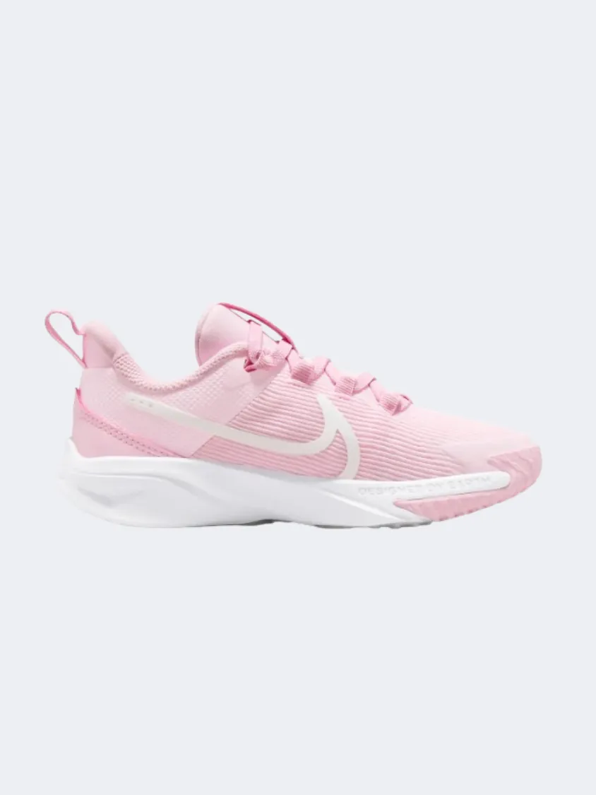 Nike Star Runner 4 Next Nature Ps Girls Running Shoes Pink Foam/White