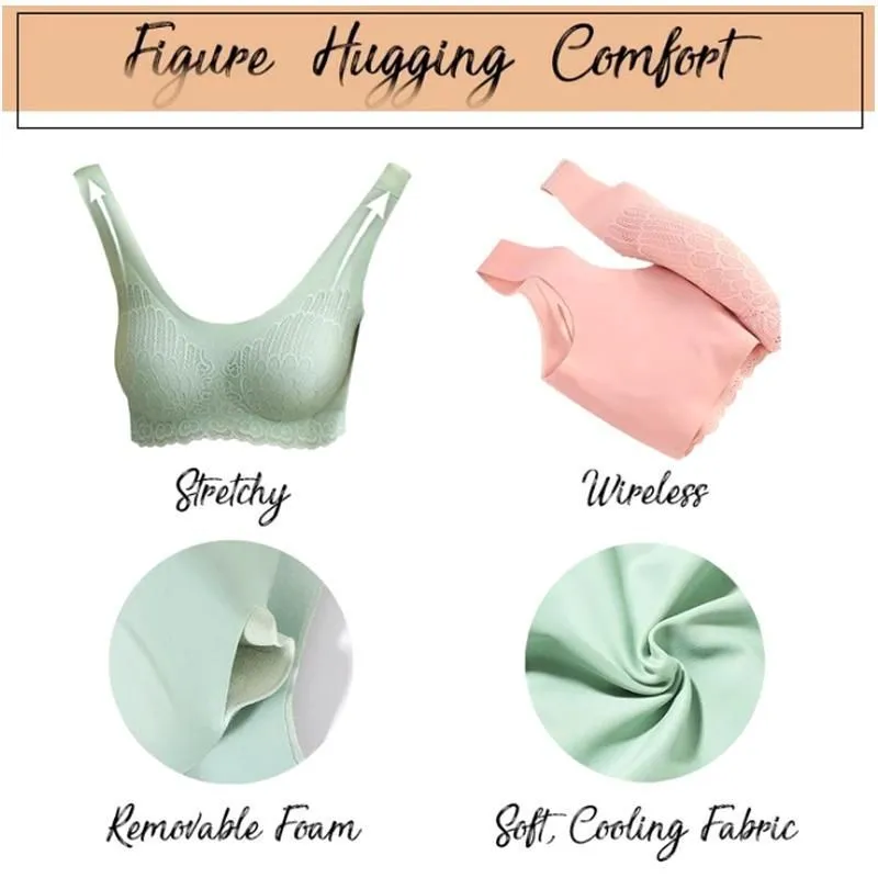 OCW 5D Wireless Contour Bras, Seamless Comfy Daily Bras