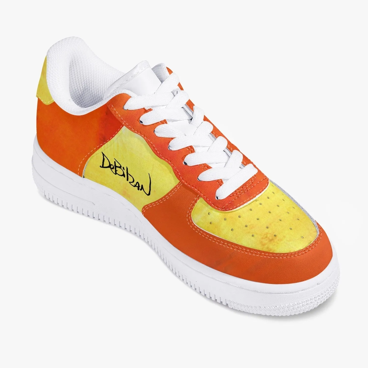 On Course Low-Top Leather Sports Sneakers