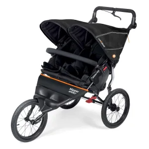 Out n About Nipper Sport DOUBLE v5 Pushchair (Summit Black)