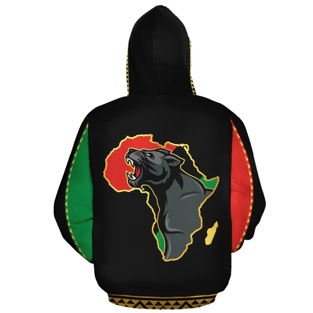 Panther Africa All-over Hoodie And Joggers Set