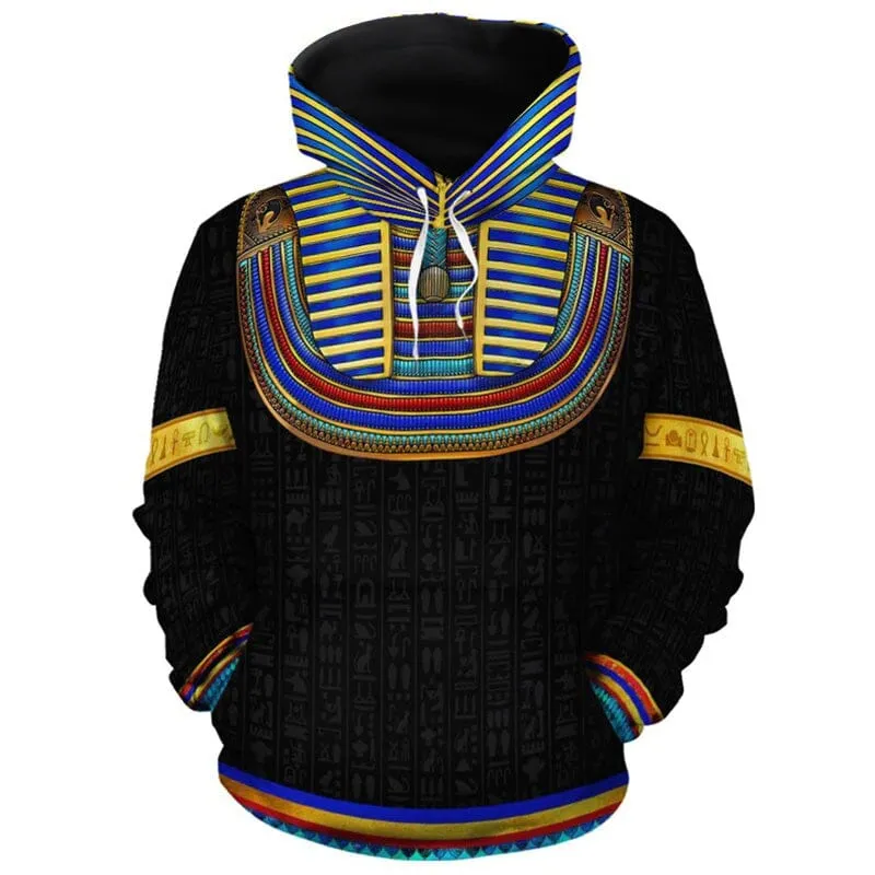 Pharaoh Cosplay Fleece All-over Hoodie And Joggers Set