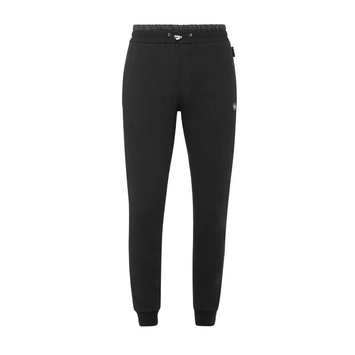 Philipp Plein Black Hexagon Logo Jogging Bottoms