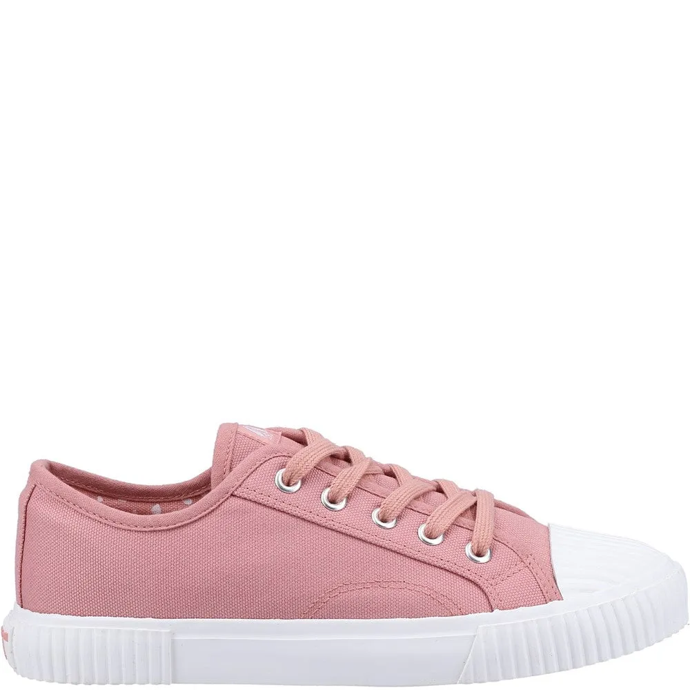 Pink Brooke Canvas Trainers