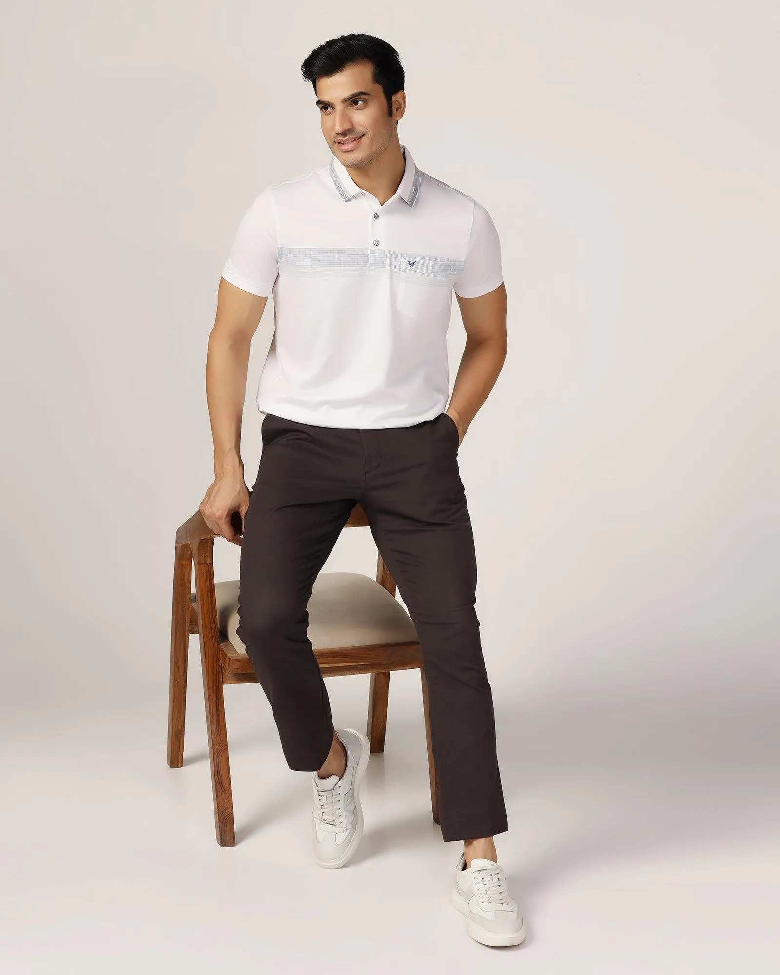 Polo White Stripe T-Shirt - Manny