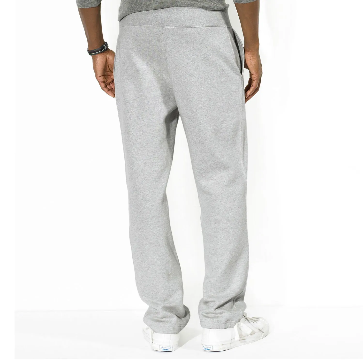 Ralph Lauren Classic Fleece Athletic Pant Jogging Bottoms - Sport Heather Grey