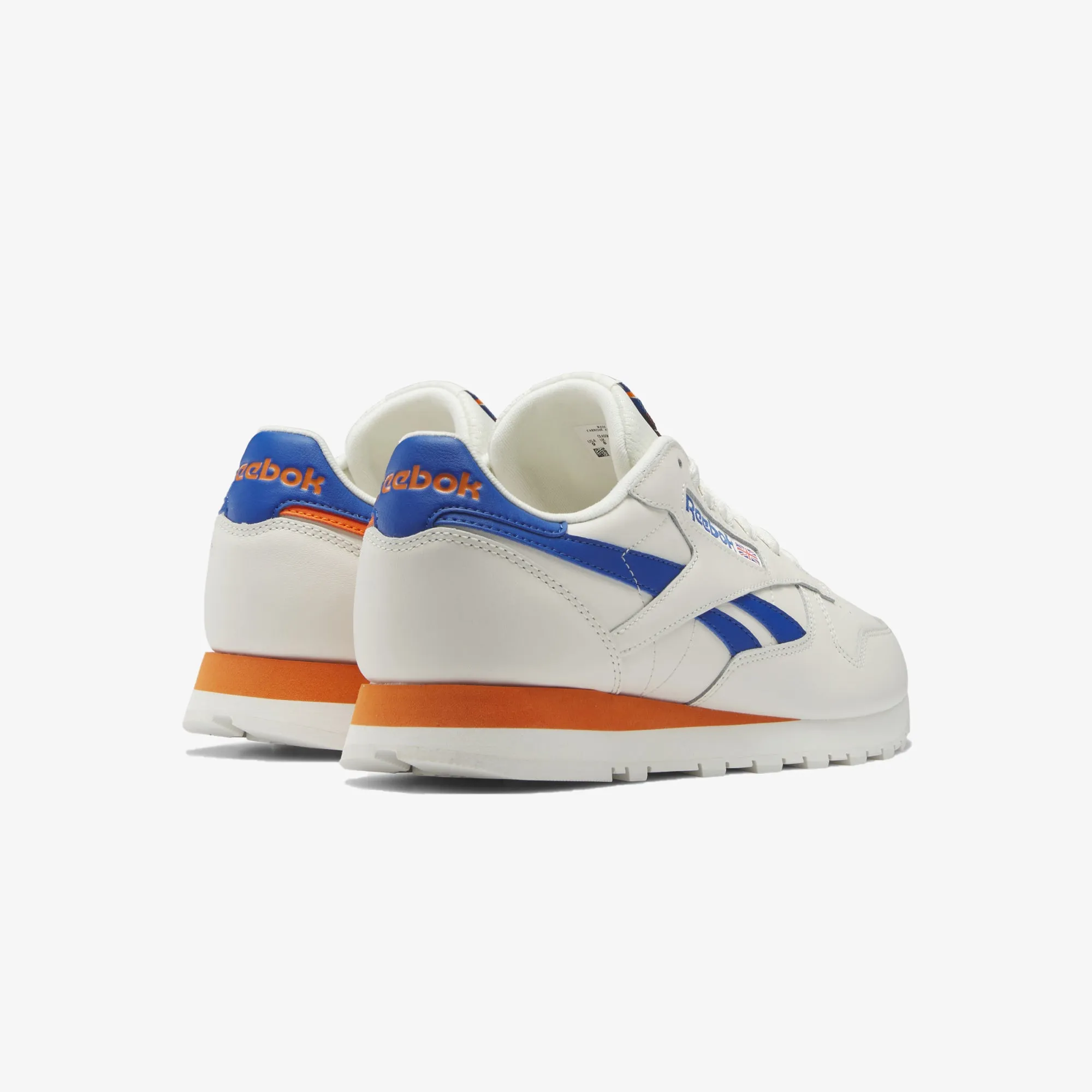 Reebok | CLASSIC LEATHER  { BLUE/ORANGE